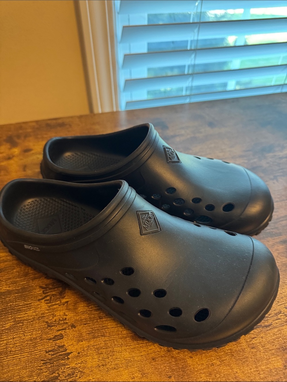 Kids Black Slip-On Ventilated Sandals